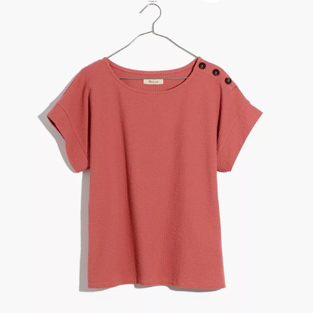 Madewell seersucker top
